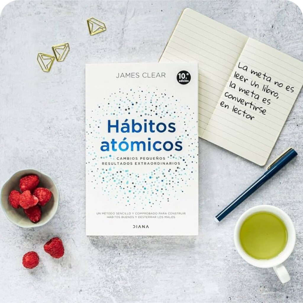 Hábitos atómicos de James Clear y cómo te puede ayudar este libro